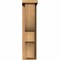 Ekena Millwork Ridgewood Smooth Corbel w/Backplate, Western Red Cedar, 5 1/2"W x 10"D x 22"H COR06X10X22RID01SWR - alternate 3